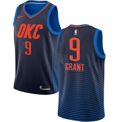 Nike Oklahoma City Thunder #9 Jerami Grant Navy Blue Youth NBA Swingman Statement Edition Jersey